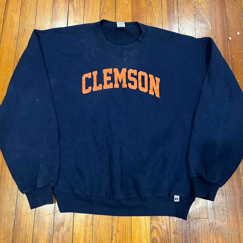 1990s Clemson University graphic logo Crewneck sweatshirt Size XL